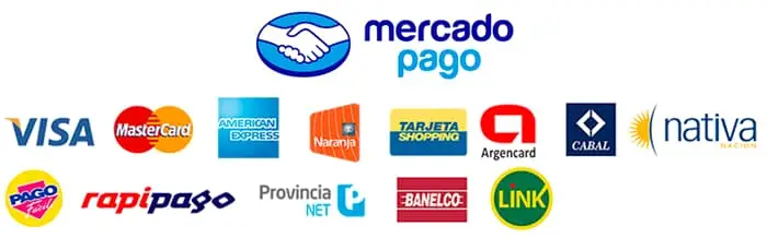 Formas de Pago - Mercado Pago, Transferencias, Cajero Automático